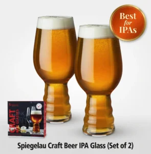 Spiegelau Craft Beer IPA Glass, European-Made Crystal Drinking Glasses Perfect for Wedding, Birthday, Holiday, Dinner, Game Night, Home Bar Accessories,...